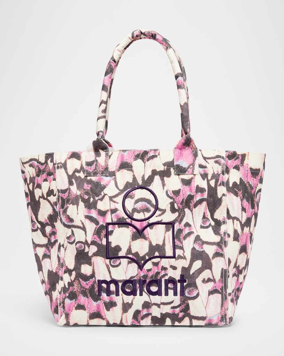 Yenky Small Butterfly-Print Canvas Tote Bag